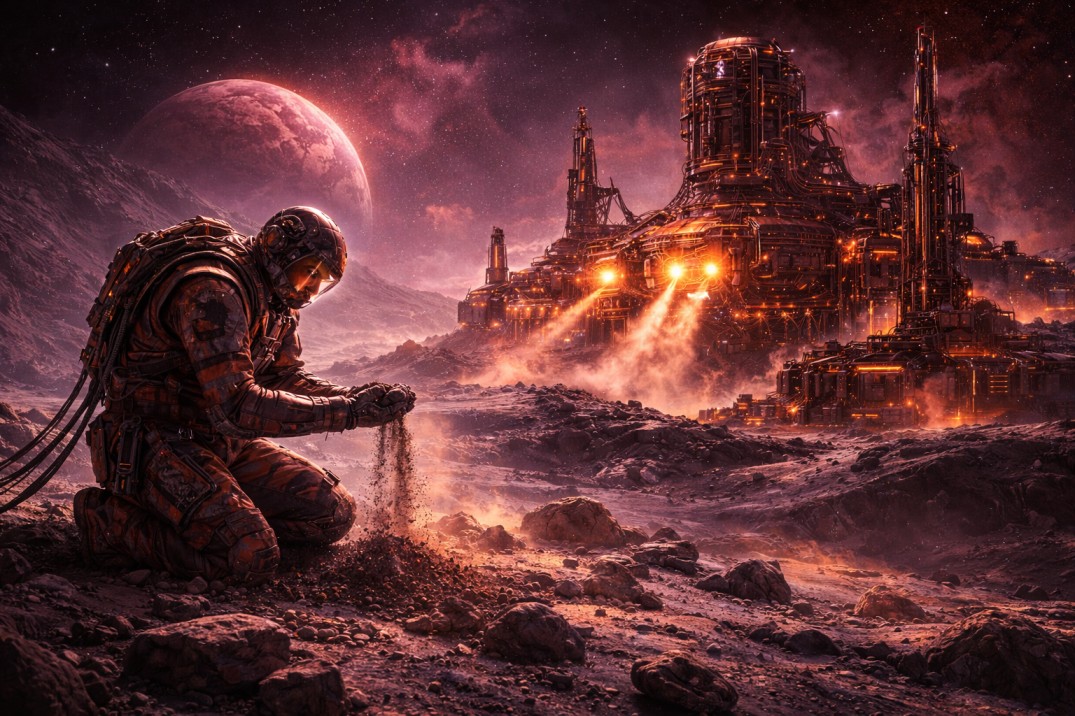 The Machine That Fed on the Moon and Fed the Solar System