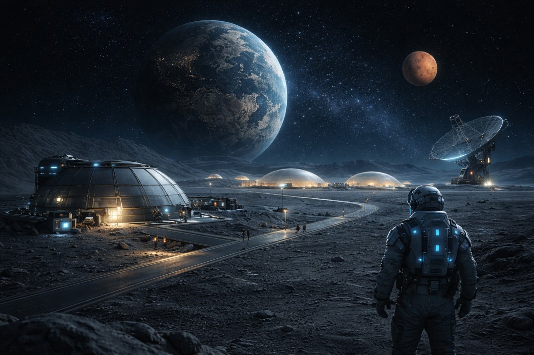 When the Moon Became a Workplace